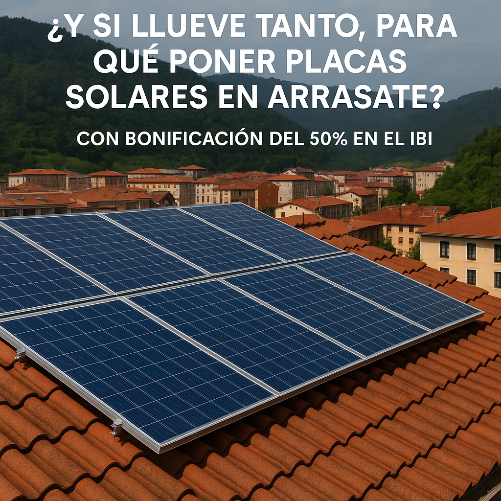 Placas solares en arrasate